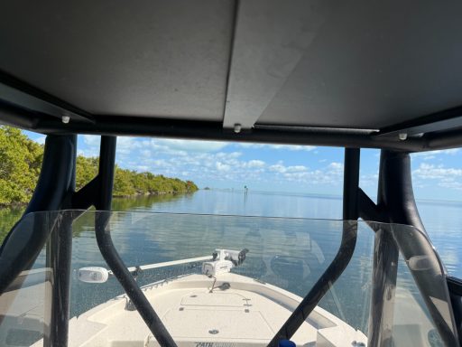 beautiful day in Biscayne Bay aboard C Turtle Fishing