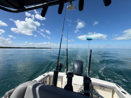 beautiful day in Biscayne Bay aboard C Turtle Fishing