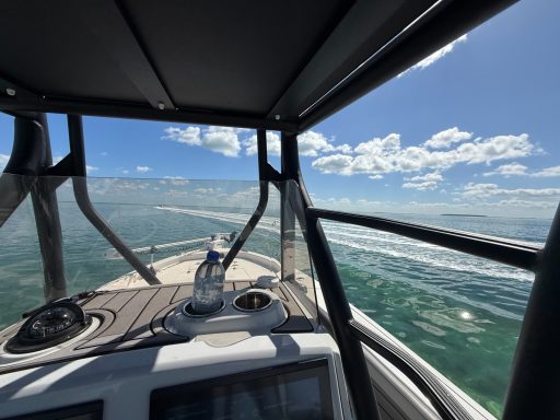 beautiful day in Biscayne Bay aboard C Turtle Fishing